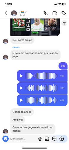 Depoimento de jogador 2